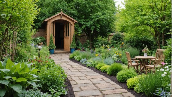 What are the best materials for creating a DIY garden path in a Nottingham home?